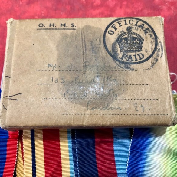 WW2 English Navy Medal Group 2